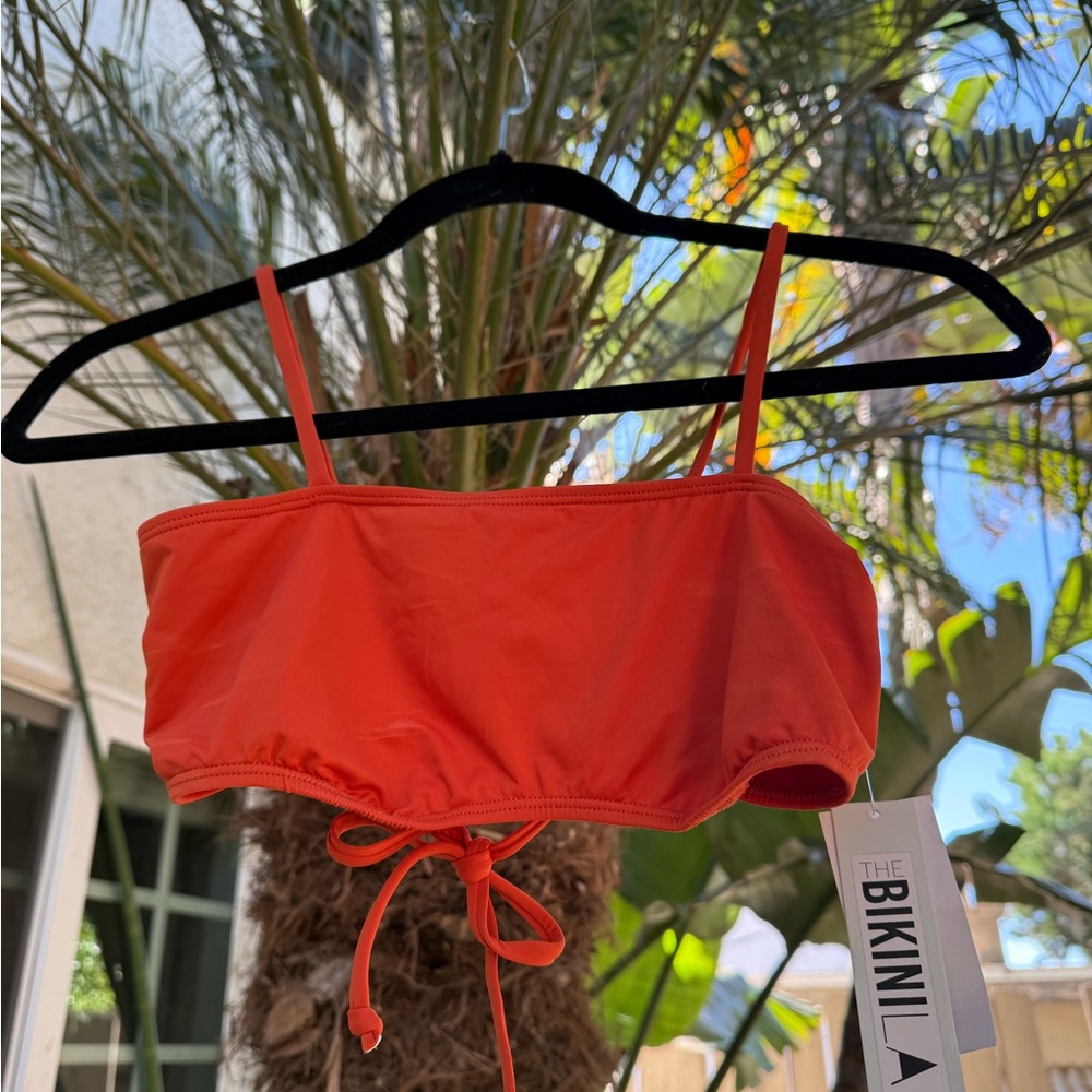 The Bikini Lab Orange Bikini Top